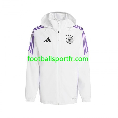 Allemagne Vestes d'entrainement Windrunner Blanc 2024-2025
